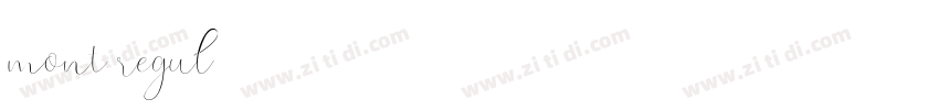 mont regul字体转换 mont regul字体转换